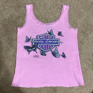 Vintage Harley Davidson tank